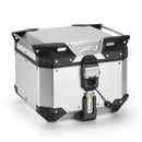 Top case Trekker Outback EVO Monokey 42 liters - made of anodized aluminum, SMART SECURITY LOCK