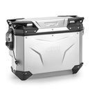 Side case Trekker Outback EVO Monokey 33 liters – Side. offset, right, made of anodized aluminum