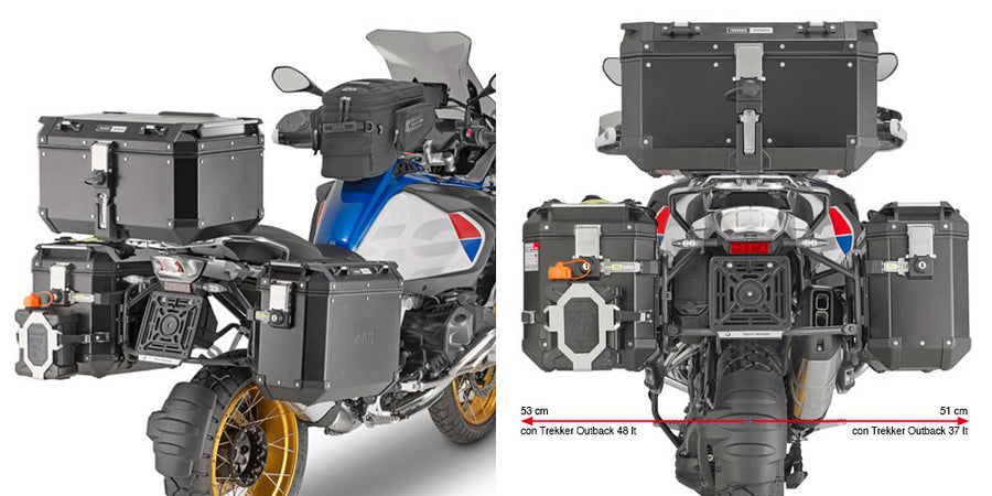 BMW R 1200 GS Adventure [2014–2018] – Stahlrohr-Seitenkofferträger Cam-Side