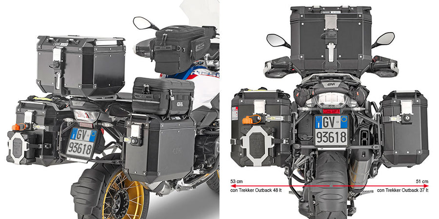 BMW R 1200 GS Adventure [2014–2018] – Stahlrohr-Seitenkofferträger Cam-Side