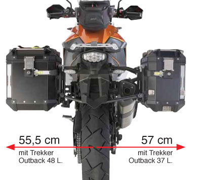 KTM Super Adventure [2015–2016] – Stahlrohr-Seitenkofferträger Cam-Side