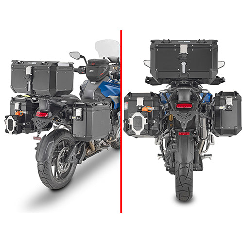 Triumph Tiger 1200 Rally Explorer [GIVI] - Stahlrohr-Seitenkofferträger PL ONE-FIT für die Trekker Outback MONOKEY®