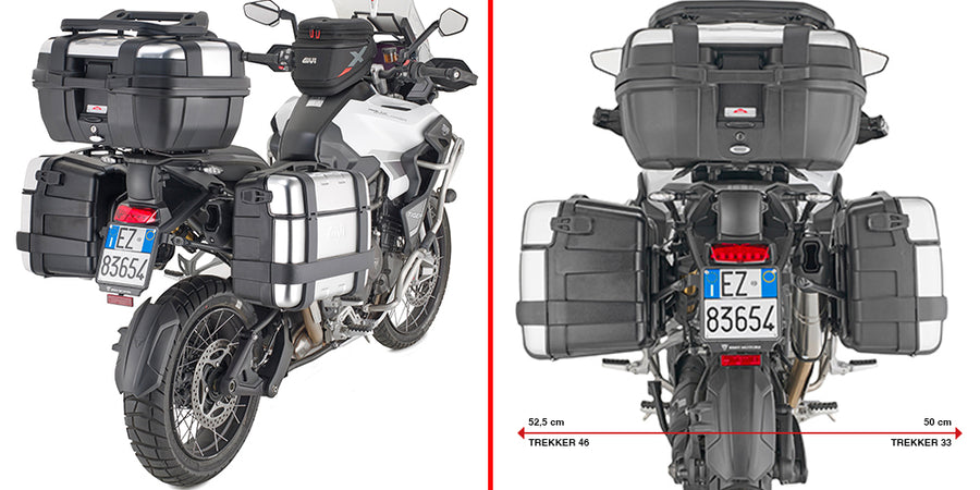 Triumph Tiger 1200 GT Explorer [GIVI] - zijkofferdrager PL ONE-FIT voor het configureren van MONOKEY® zijkoffers