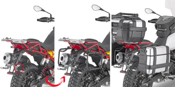 Moto Guzzi V85 TT [GIVI] - Seitenkofferhalter PL ONE-FIT