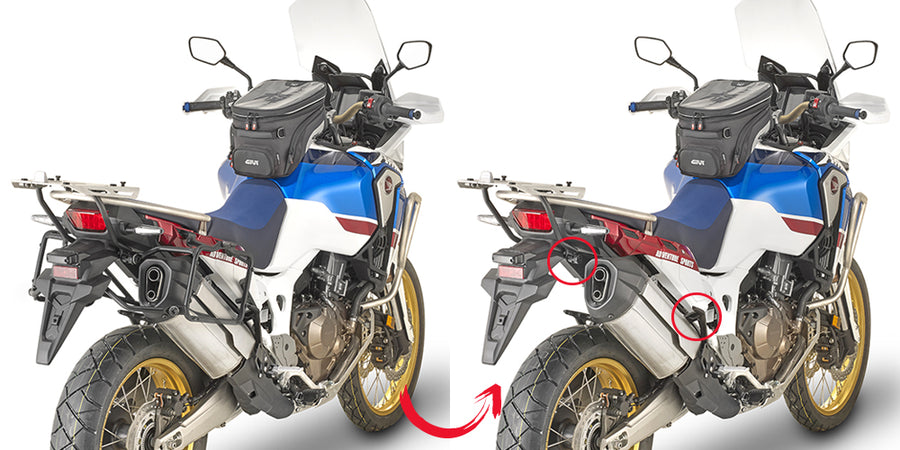 Honda CRF 1000 L Africa Twin Adventure Sports [GIVI] - Seitenkoffer-Träger abnehmbar für MONOKEY® oder RETRO FIT Koffer