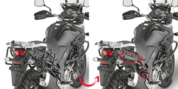 Suzuki DL 650 V-Strom [GIVI] - Removable side case carrier for MONOKEY® or RETRO FIT cases not compatible with