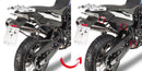 BMW F 700 GS [GIVI] - Removable side case carrier for MONOKEY® or RETRO FIT cases