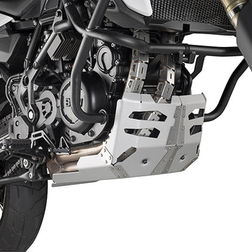 BMW F 800 GS Adventure [GIVI] - Motorschutz aus satiniertem und eloxiertem Aluminium mit TN690 kompatibel