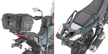 Kawasaki KLE 500 / KLE 500 SE [GIVI] - Topcase Träger für MONOKEY® oder MONOLOCK® Koffer zu montieren mit der MONOKEY®