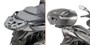 Kymco Xciting S 400 i TCS [GIVI] - Topkofferdrager voor MONOKEY®- of MONOLOCK®-koffers te monteren met de MONOKEY®