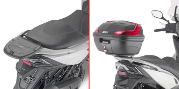 Kymco Agility 300-350 R16 [GIVI] - Topcase Träger für MONOLOCK® Koffer benutzen Sie die im Koffer mitgelieferte