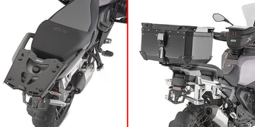 BMW C 400 GT [GIVI] - Träger aus eloxiertem Aluminium für MONOKEY® Koffer