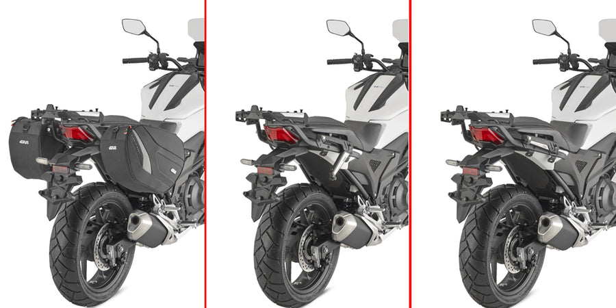 Honda NC 750 X [GIVI] - Paar spezifischer einziehbarer Stealth Halterungen aus mit Glasfaser verstärktem Technopolymer