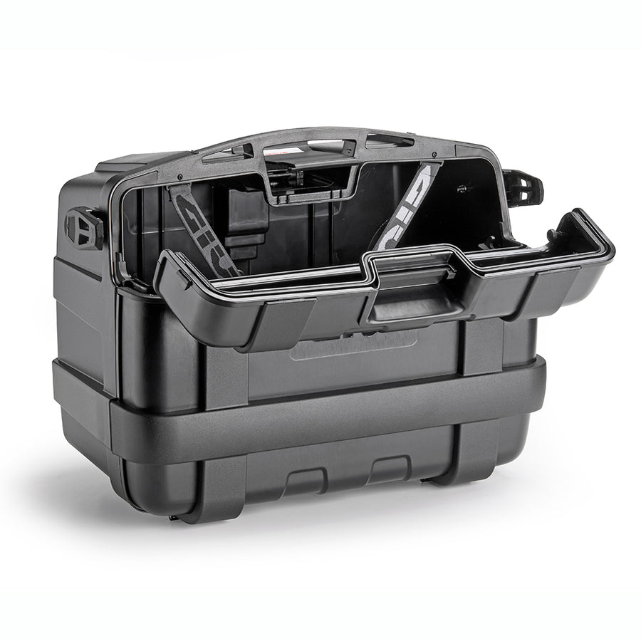 Trekker Lite 46, Monokey Koffer, 46 Liter – mit Kunststoff Cover schwarz, max. Zuladung 10 kg
