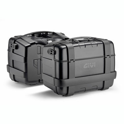 Trekker Lite 46, Monokey Koffer, 46 Liter – mit Kunststoff Cover schwarz, max. Zuladung 10 kg