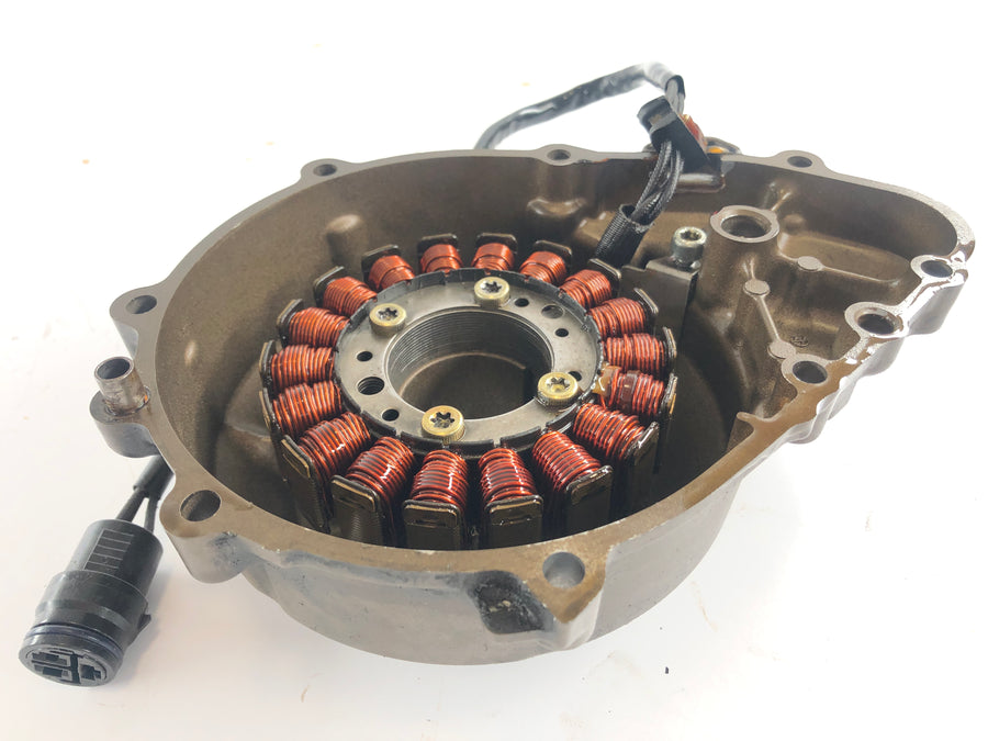 Kawasaki Z 750 ZR750J [2005] - Lichtmaschinendeckel mit Stator Motordeckel mit Lichtmaschine