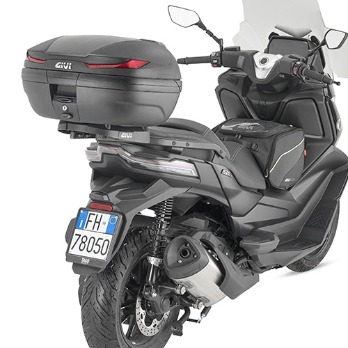 V45 Arena Monokey® Topcase schwarz – mit roten Reflektoren / Max. Zuladung 10 kg