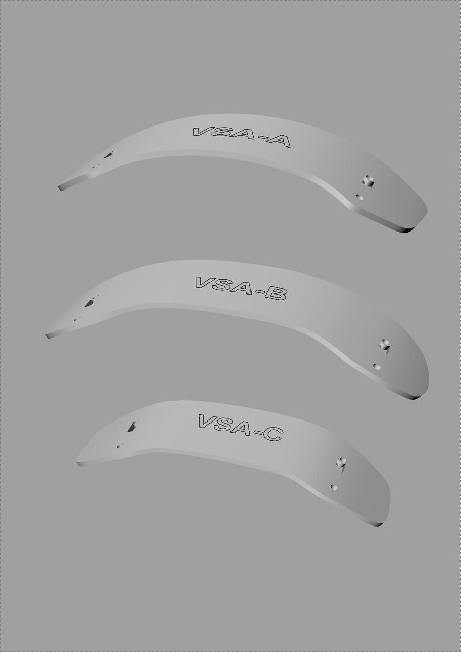BMW VSA-Type B (33/22 cm)-Vario spoiler attachment "VSA-B" including clamp