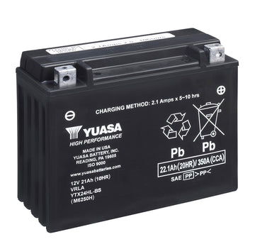 HARLEY-DAVIDSON FLHTC [1986-1996] - YTX24HL-BS 12V 21Ah 350CCA