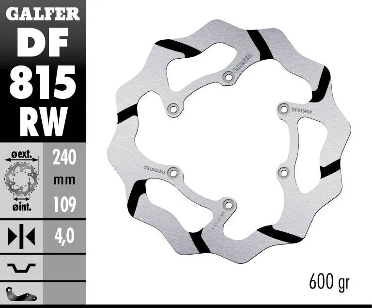 Beta XTRAINER 250 LC Oil mix [2019-2023] - BREMSSCHEIBE FIXED WAVE GROOVED OVERSIZE – Bild 2