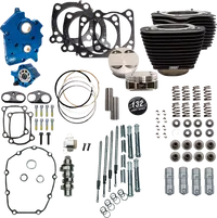 Harley-Davidson FXBR 1923 Softail Breakout 117 [2026] - 132" Power Package Motorleistungs-Kit – Oberfläche: Schwarz, Nicht hervorgehobene Kühlrippen – Bild 11