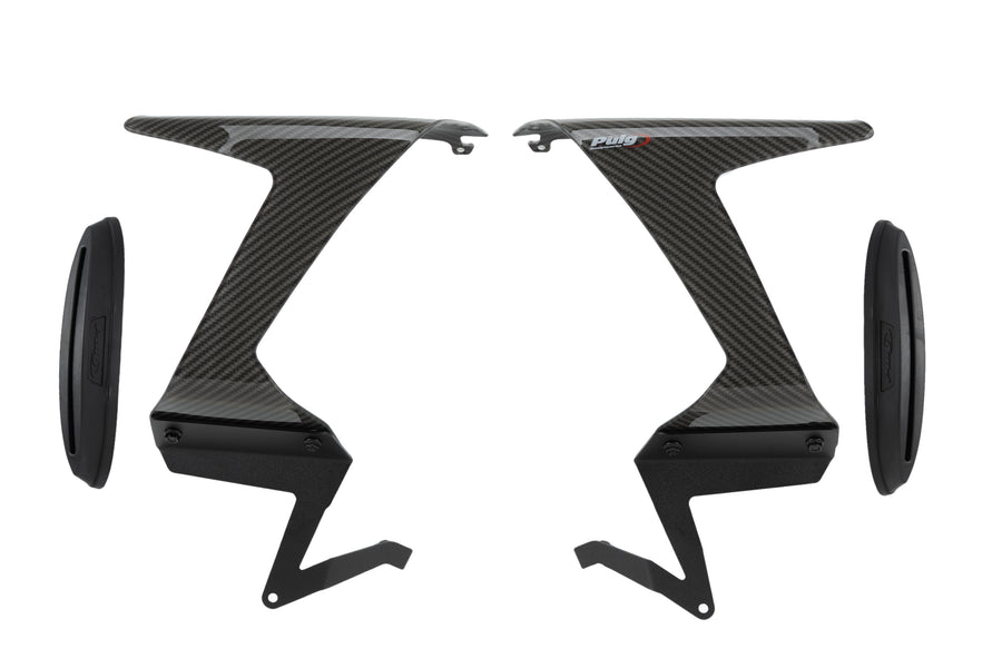 KAWASAKI ZX-6R NINJA [2025] – Race zijspoiler – Zwart