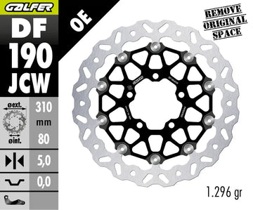 Kawasaki ZG 1400 CBS Concours Xiv [2020-2021] - BREMSSCHEIBE FLOATECH WAVE – Bild 1