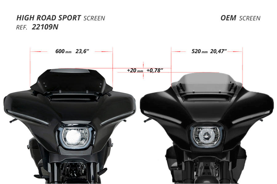 HARLEY DAVIDSON STREET GLIDE FLHX [2025] – High-Road Sport – Matte Black