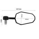 Stuureindspiegels 2 stuks [E-keur] - Aprilia RS Tuono 125 660 1000 1100 vooraanzicht