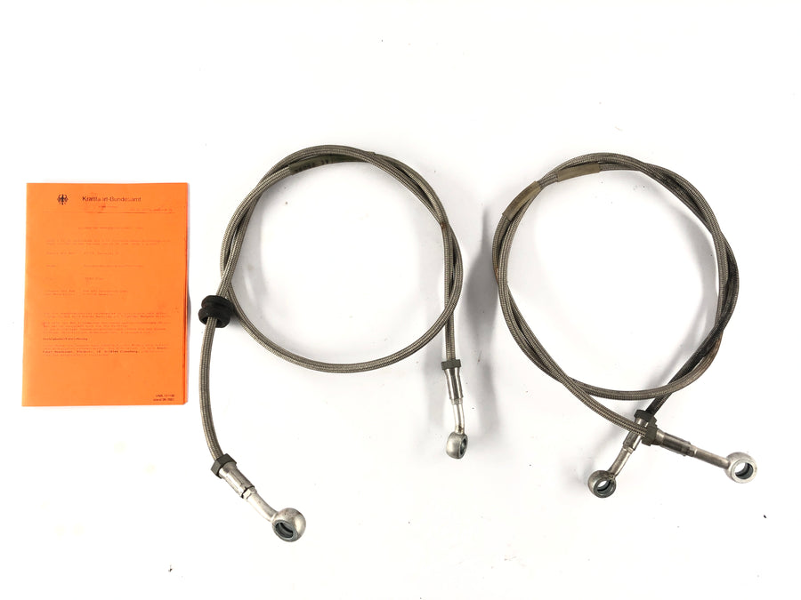 Honda XRV 750 Africa Twin RD04 [1993] - Brake lines steel braided brake lines front with certificate