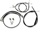 Harley Davidson Fxsb [LA CHOPPERS] – Standard Schwarz Vinyl Lenkerzug/Bremsleitung Kit