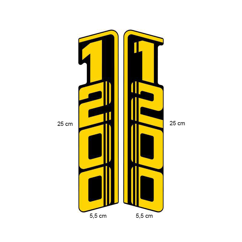 BMW R nineT 1200 Pure [2017-2023] - 40. x / 7 Panzeraufkleber