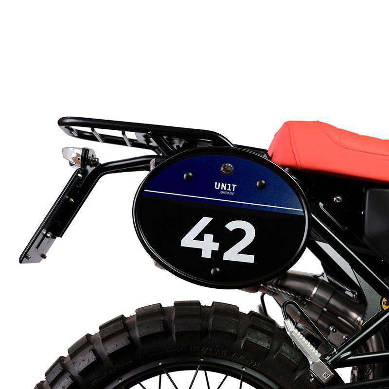 BMW R nineT 1200 Urban G/S (hoher Auspuff) [2017-2023] - Aufkleber für Nummerntafeln