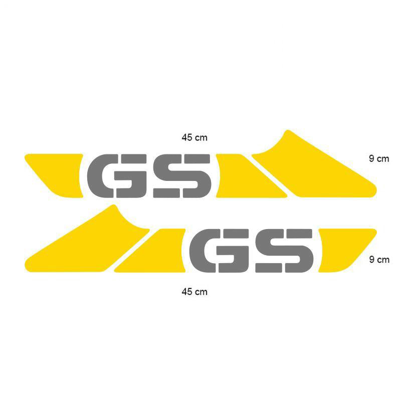 BMW R 1150 GS Adventure [2002-2006] - Gele “40e” tankstickers