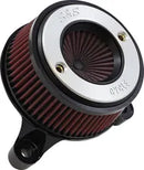 Harley-Davidson FLSS 1800 Softail Slim S [2016-2017] - Mini Teardrop Stealth Luftfilter-Kit – Oberfläche: Schwarz – Bild 11