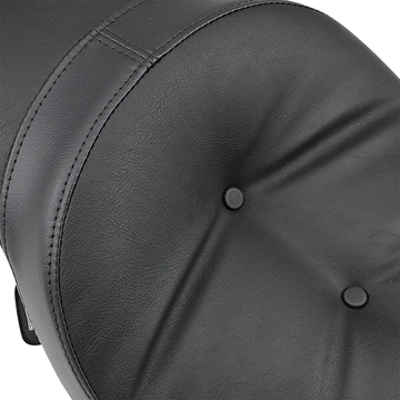 harley-davidson sportster s [DRAG SPECIALTIES] – Flat vinyl double-trough seat - 0