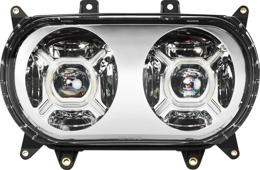 harley davidson fltruse [CUSTOM DYNAMICS] – Double-X LED headlight