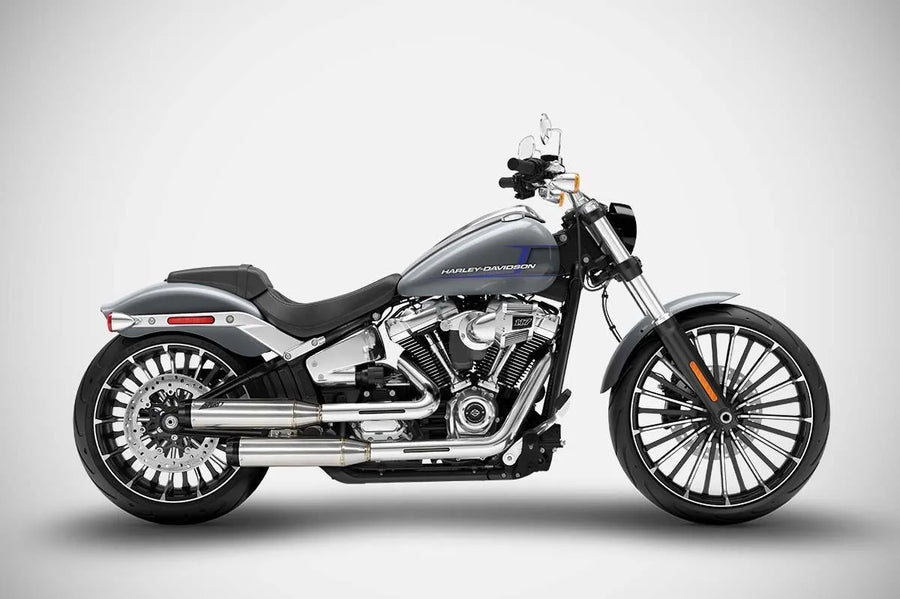 harley davidson flfb [ZARD] - Overlappende achterdemper voor HD-SOFTAIL (BREAKOUT/FAT BOY)