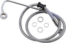 harley davidson fxsb [DRAG SPECIALTIES] - Verlengde roestvrijstalen remleiding-1