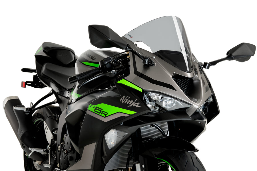 KAWASAKI ZX-6R NINJA [2025] – R-Racer scherm – Zwart