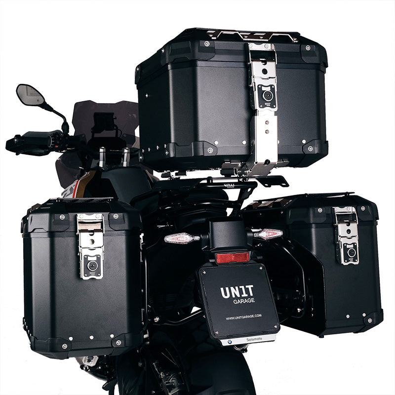 BMW R 12 [2024-2026] - Atlas 44L Universal-Aluminium-Topcase + Gepäckträger mit Soziusgriffen