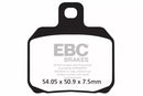 Ducati 1098 [EBC]-half-sintered VEE brake pads-1
