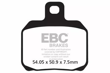 Ducati 1098 [EBC] – Halbgesinterte Vee-Bremsbeläge