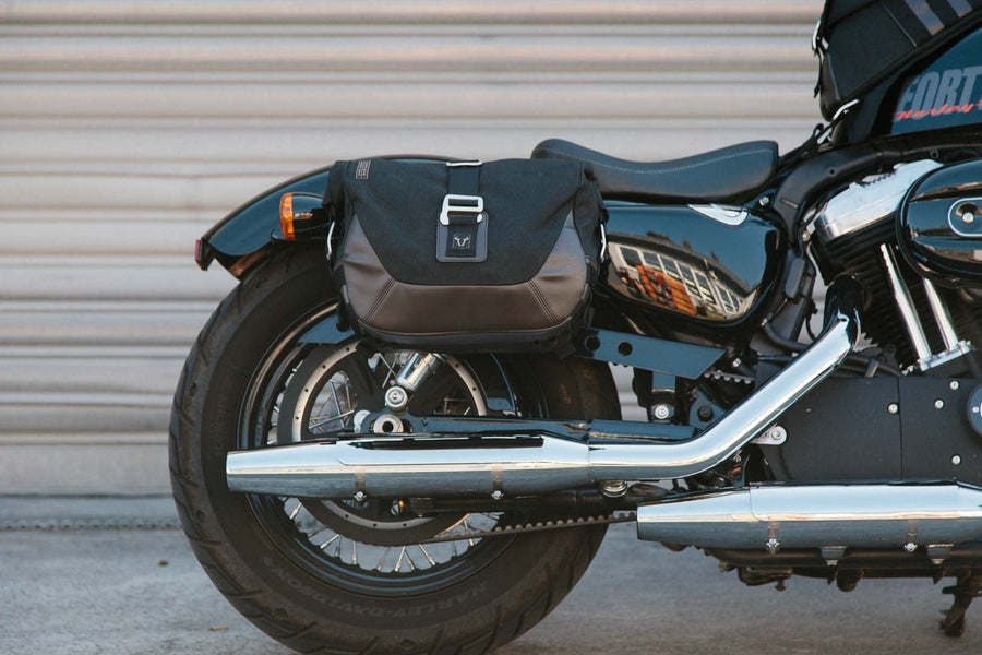 Harley-Davidson XL 883 R Roadster [2009-2015] - Legend Gear Seitentaschen-System LC Black Edition – Bild 5