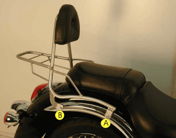 Kawasaki VN 900 CLA [2006-2017] - Sissybar met bagagebrug