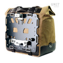 BMW F 850 GS Adventure [2019-2024] - Kultige Seitentasche in Canvas 40L - 50L + Aluminiumplatte