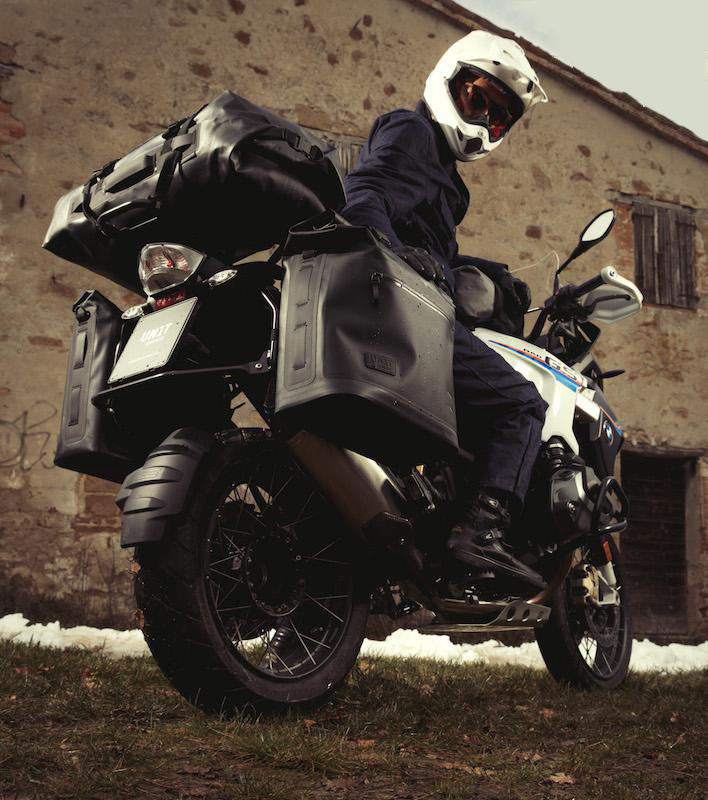 BMW R nineT 1200 Racer [2017-2020] - Khali Seitentasche aus TPU 35L - 45L + Aluminiumplatte