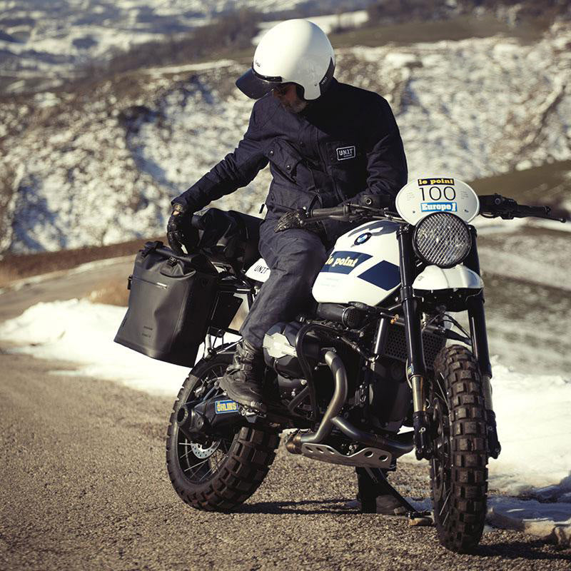 BMW R 1200 GS LC Rad [2013-2019] - Khali Seitentasche aus TPU 35L - 45L + Aluminiumplatte auf der Schalldämpferseite