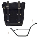 BMW R 1150 GS Adventure [2002-2006] - Waxed split leather side bag with left frame for BMW GS 850/1100/1150