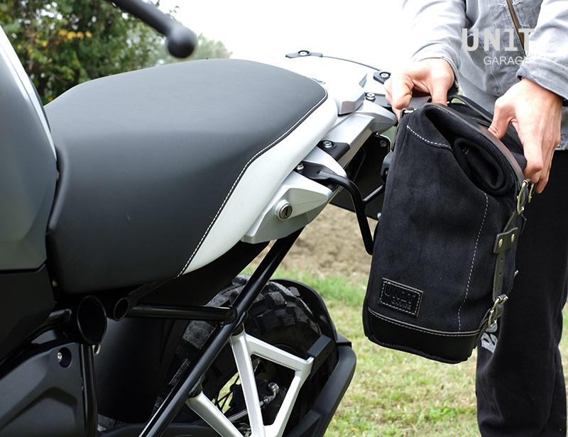 BMW R 1200 GS ADV LC [2014-2018] - Seitentasche aus Leder + Rahmen GS LC